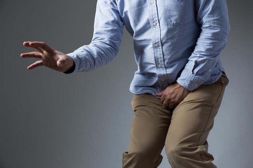 Groin pain as a symptom of prostatitis